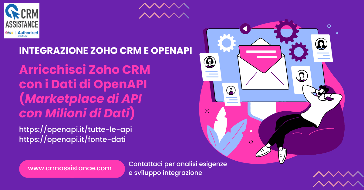 Arricchisci il tuo Zoho CRM con i dati dai servizi di OpenAPI